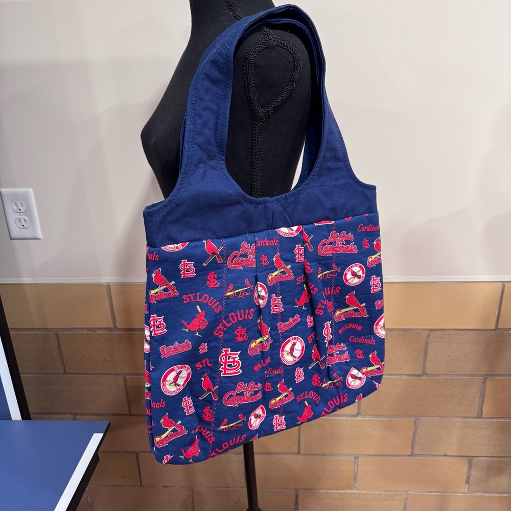 St. Louis Cardinals baseball handmade cotton tote shoulder bag